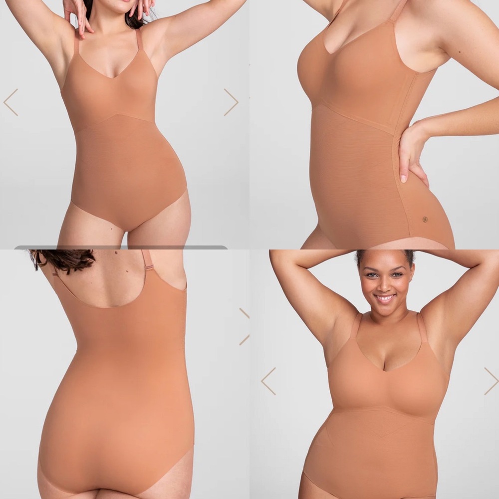 Cami body suit in cinnamon
